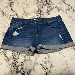 Old Navy Boyfriend Mid-Rise Denim Shorts